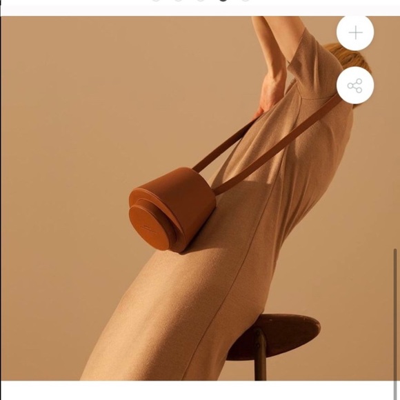 Mlouye Mini Lantern Bag in Light Brown - Picture 3 of 12